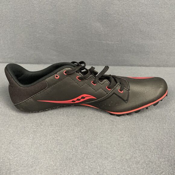Saucony Mens Track Spike Shoes 10.5 Running Black Track Field Sprinting - Picture 8 of 14